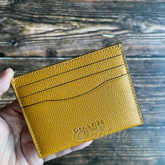 NWT Coach Leather Card Case Wallet Holder - Picture 6 of 6